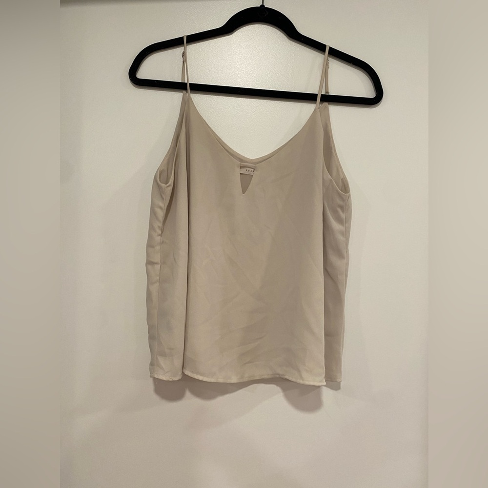 Lush size medium chiffon v neck blouse
